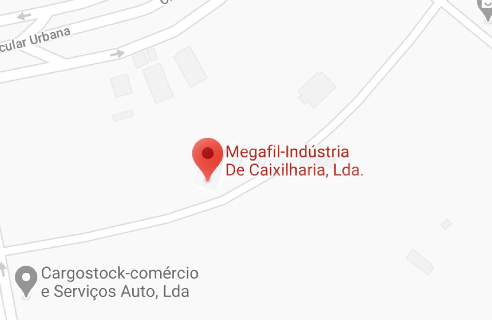 Localiza&ccedil;&atilde;o da Megafil Ind&uacute;stria de Caixilharia Lda. em Almeirim
